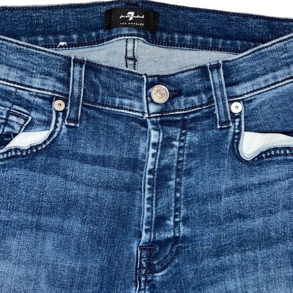 7 For All Mankind 7FAM Josefina Skinny Leg Denim Jeans Stretch Womens sz 27 - Picture 4 of 9